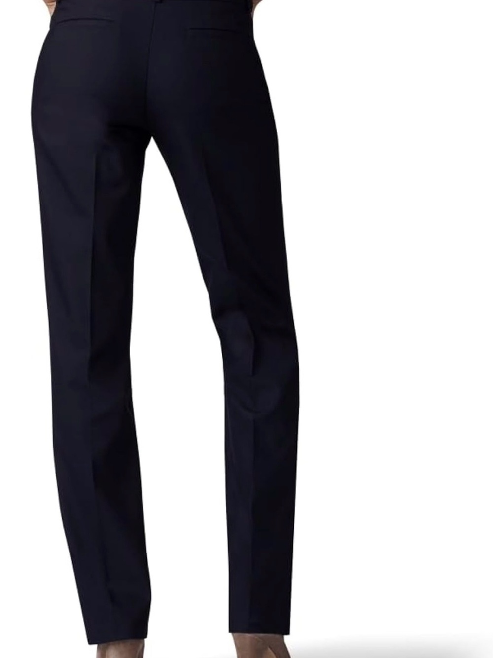 Lee Women's Navy Straight-Leg Dress Pants